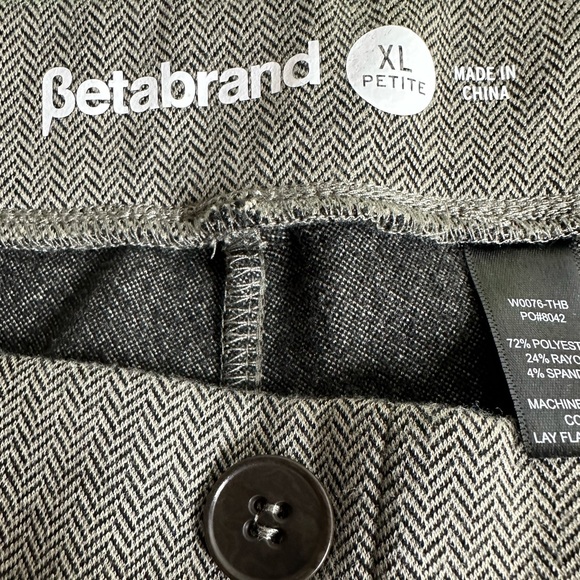 NWT Betabrand Yoga herringbone Dress Pants - Picture 7 of 9